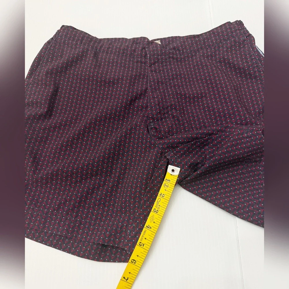 Fair Harbor Liner Red Blue Swim Active Shorts - 30